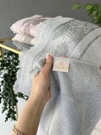 50x90 SARRA PALMİYE 3'LÜ HAVLU